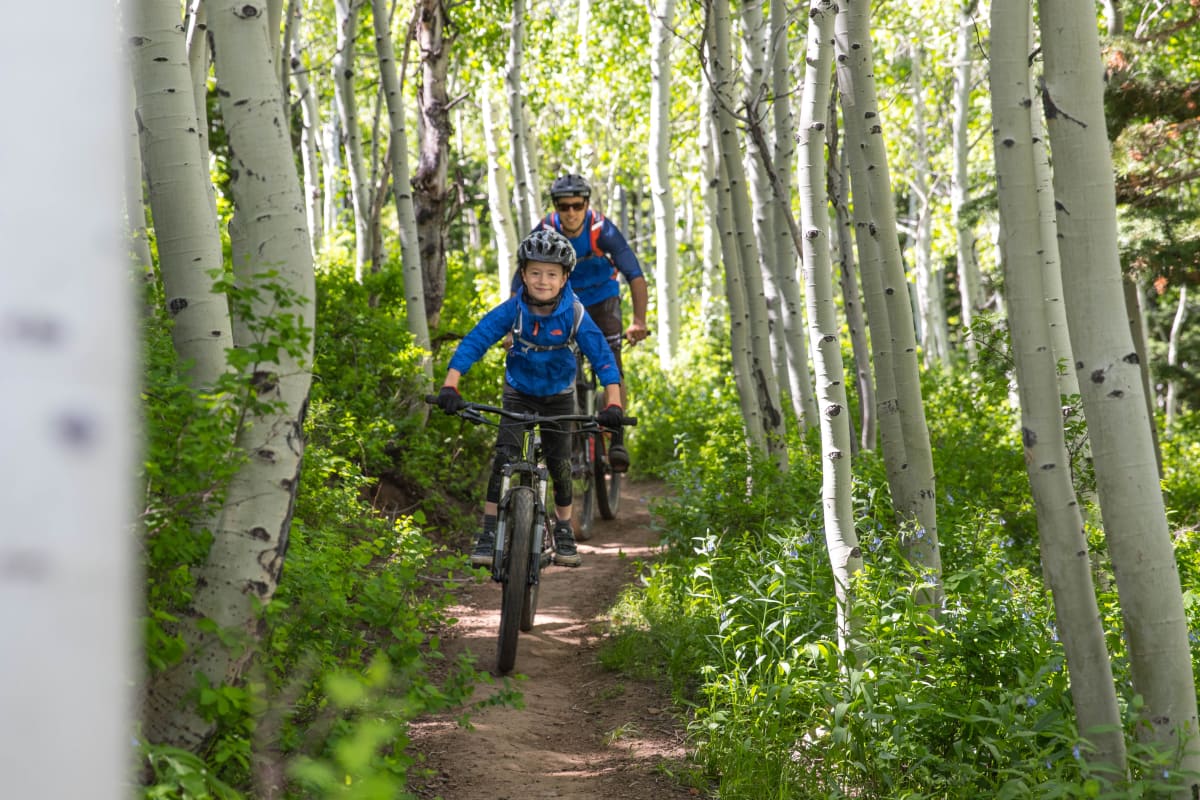 Park City’s abundant selection of trails offer access to the mountain for those with an intermediate mountain bike skill set and above.