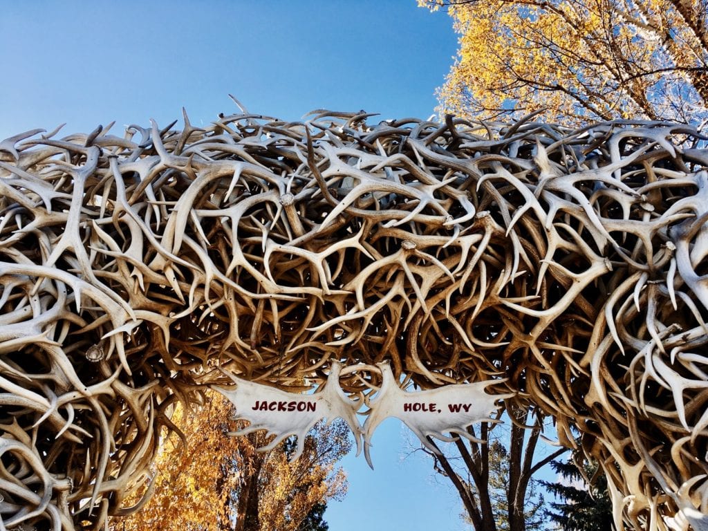 Jackson Town Square, Wyoming.