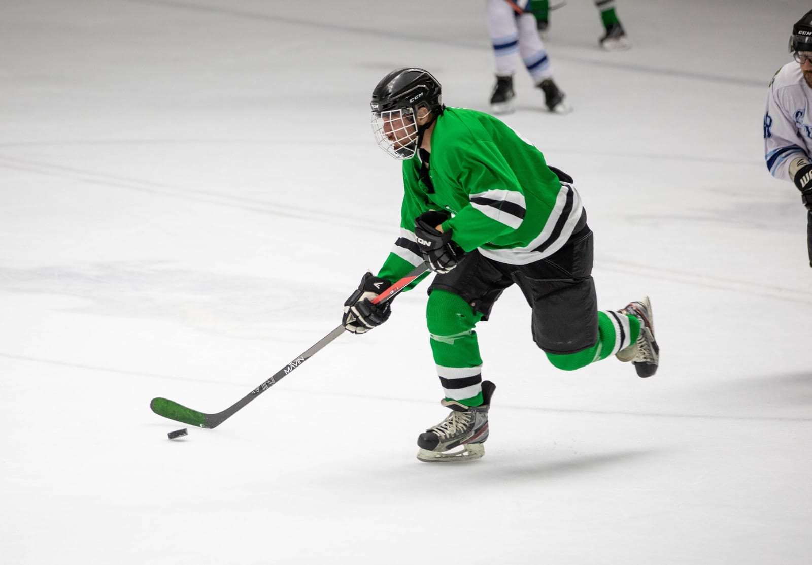 High school hockey is on at the national championships.