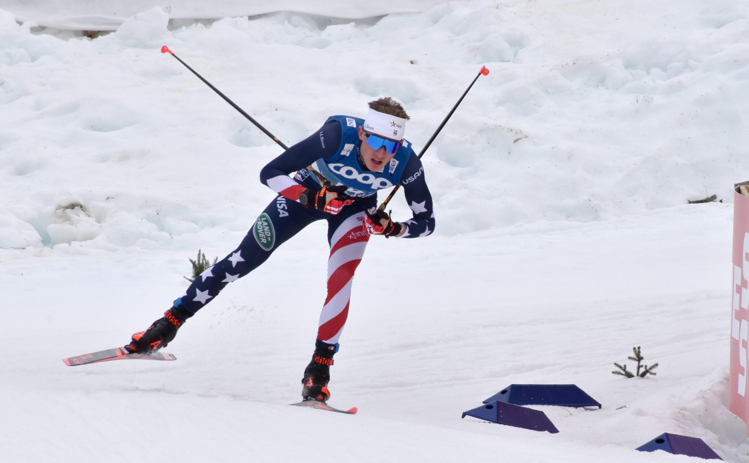 Gus Schumacher Men's 15K 2021 FIS Cross Country World Championships in Oberstdorf, Germany.