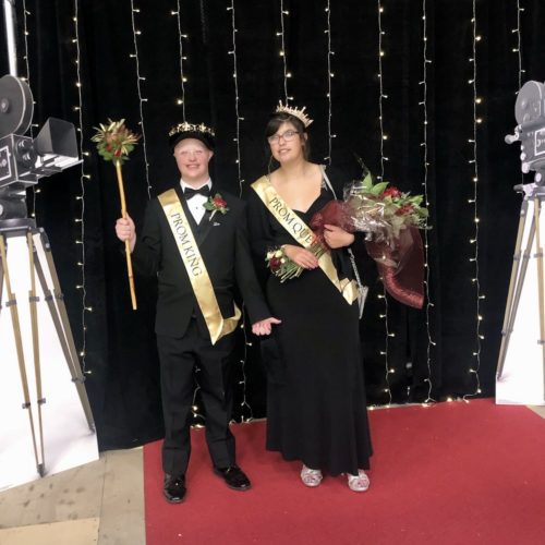 CJ Haerter and Ava Jennings crowned PCHS Prom King and Queen TownLift