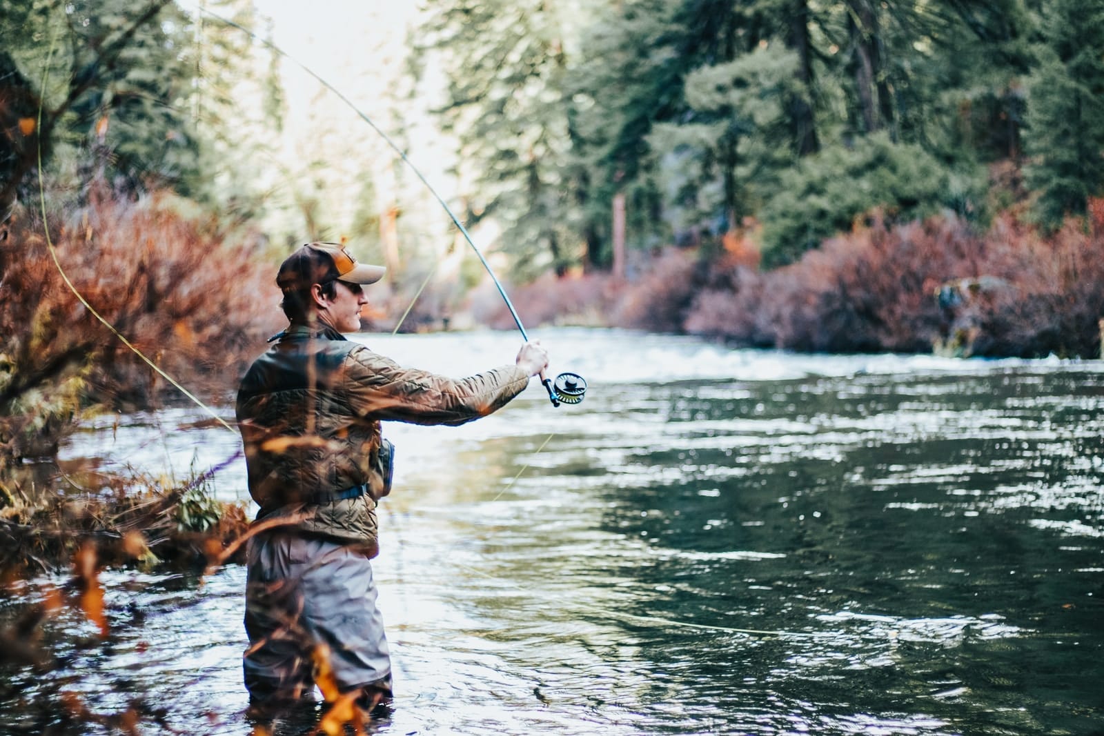 Droughts lead to higher water temperatures, if possible anglers should fish during cooler times of day to help fish survival.