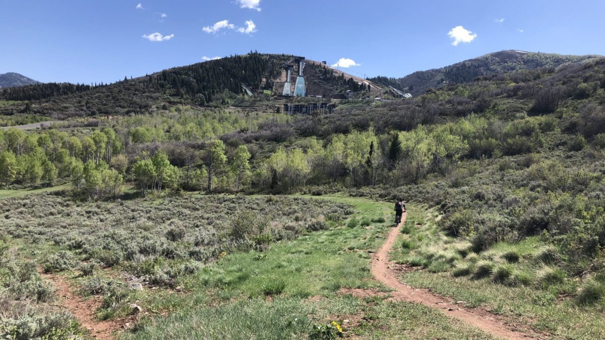 The RTS is a mellow single-track trail, great for mountain biking, trail running, and connecting to the Utah Olympic Park.