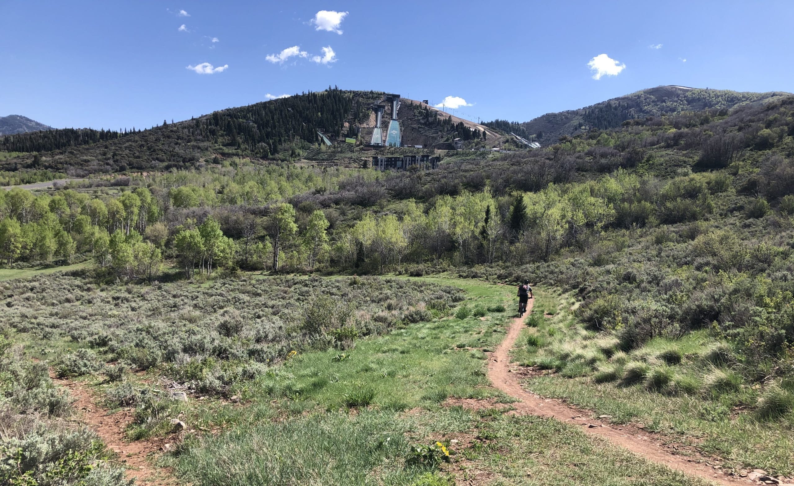 The RTS is a mellow single-track trail, great for mountain biking, trail running, and connecting to the Utah Olympic Park.