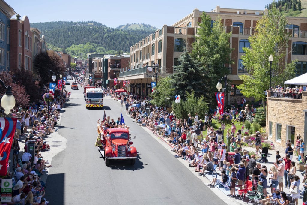 The annual Fourth of July Parade on Main Street in Park City.