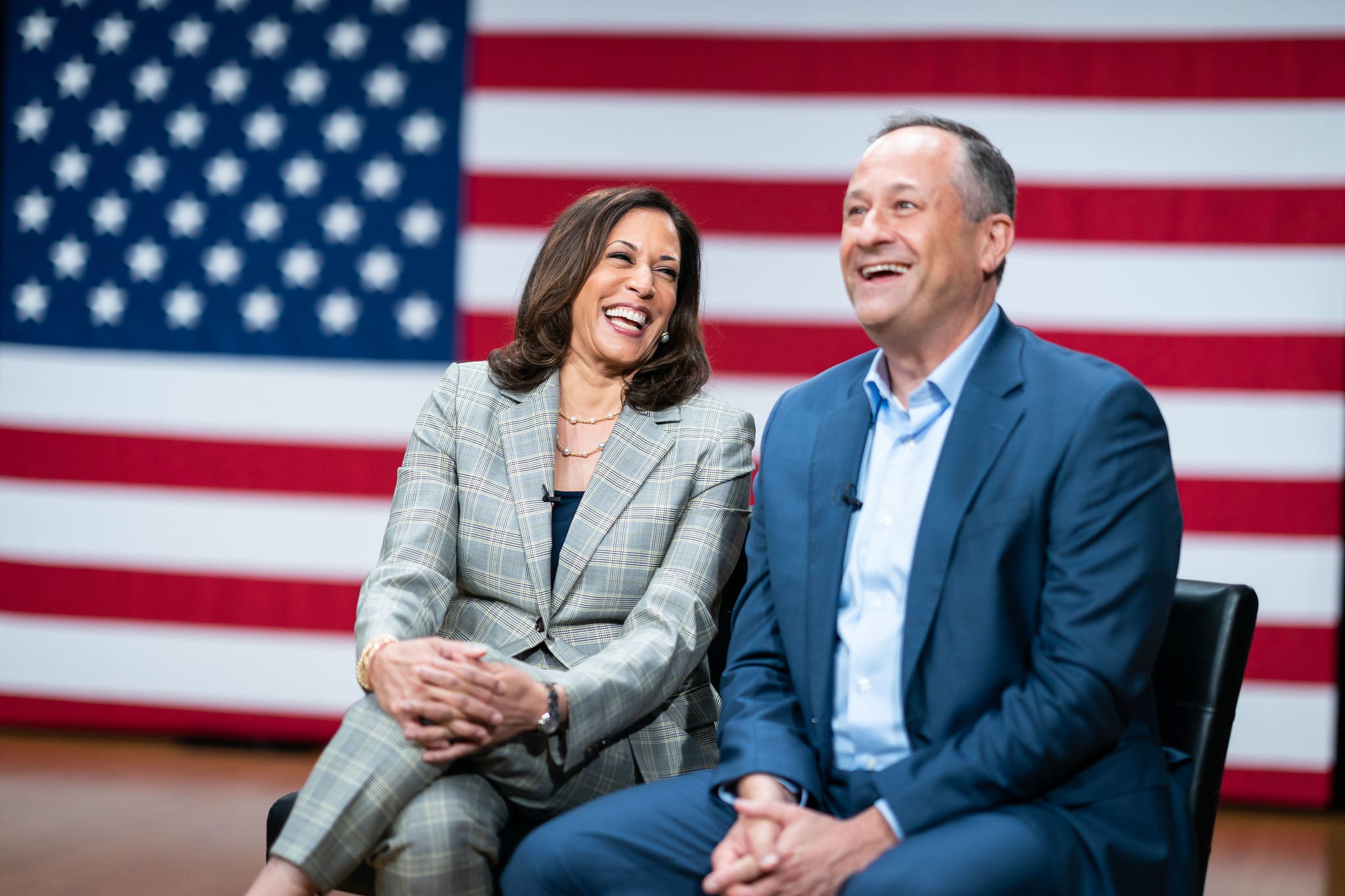 Vice President Kamala Harris and Second Gentleman Doug Emhoff.