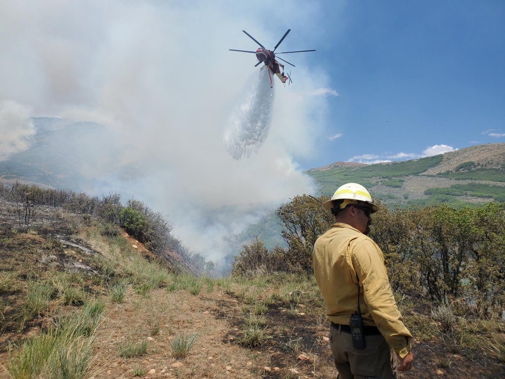 The East Canyon Fire.