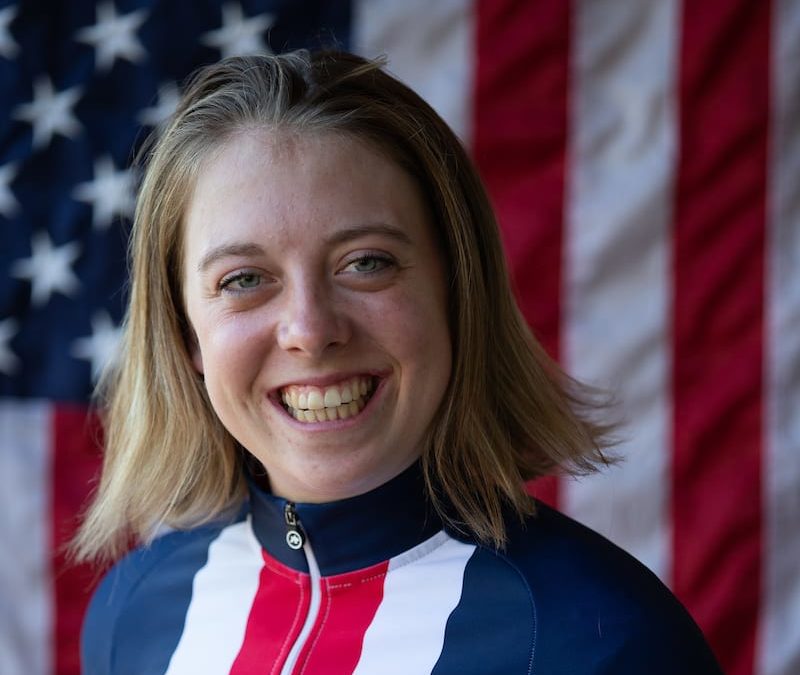 Parkite and Olympian Haley Batten will represent USA in France in the Mountain Biking World Championships.