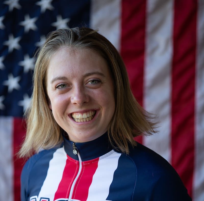 Parkite and Olympian Haley Batten will represent USA in France in the Mountain Biking World Championships.