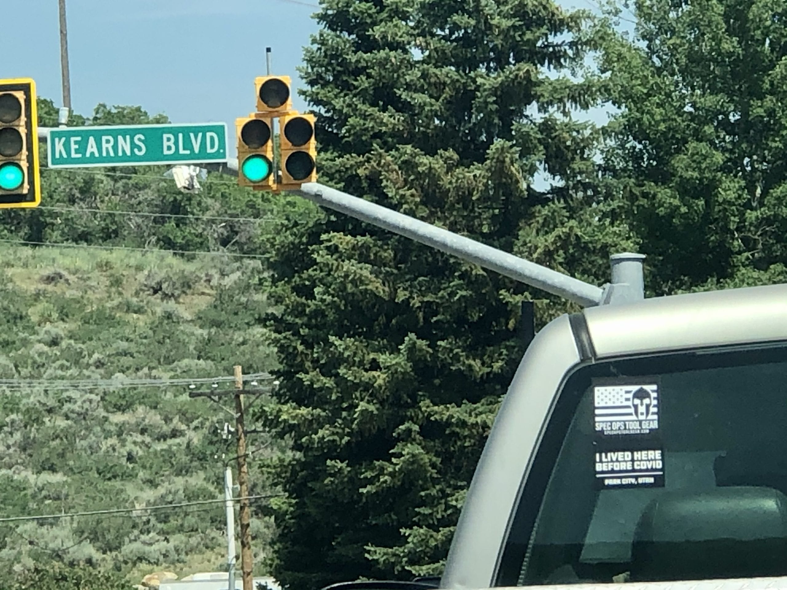 A bumper sticker seen while driving around Park City.