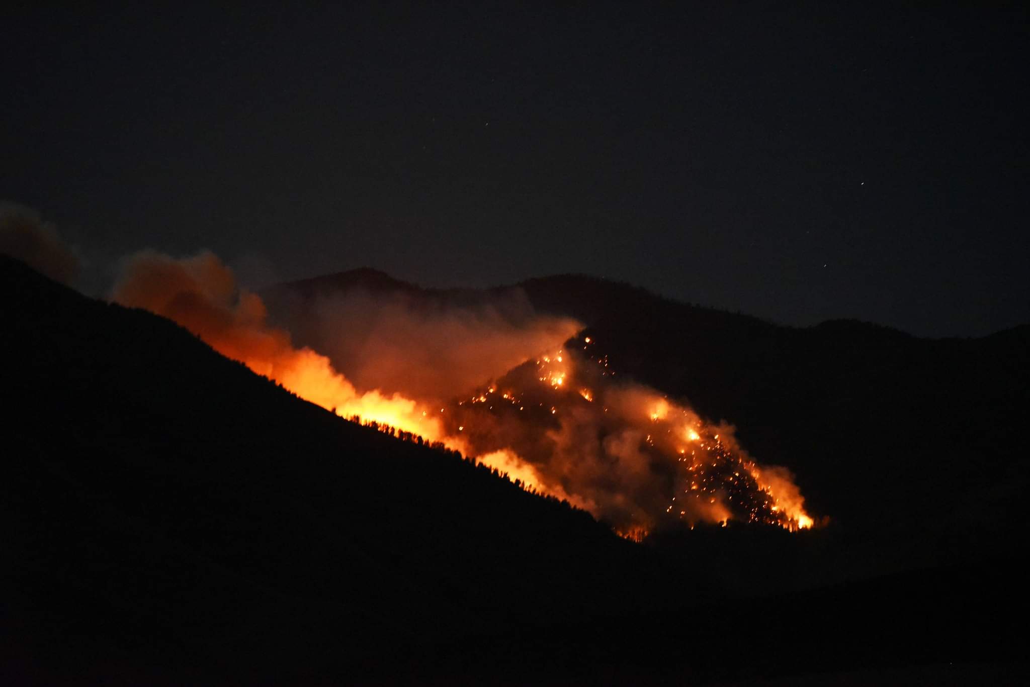 The Morgan Canyon Fire has currently burned 157 acres and is 0% contained.