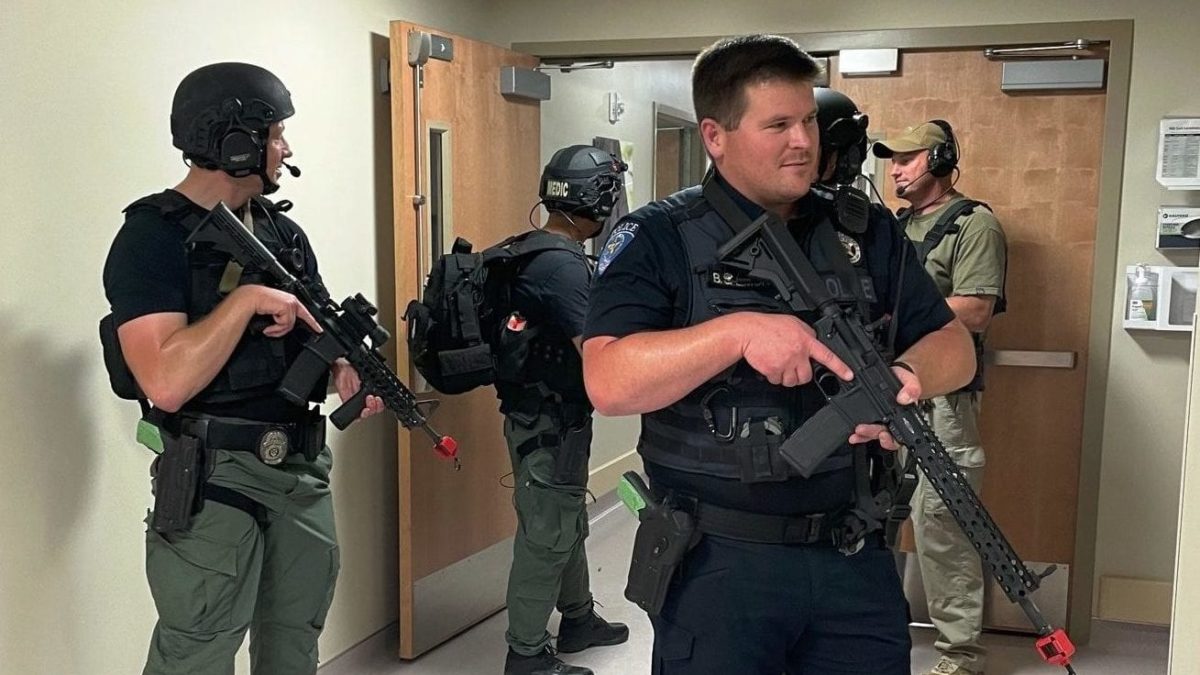 Park City Police practiced for an "Active Gunman and Mass Casualty" scene on Tuesday, June 16 at Intermountain Park City Hospital.