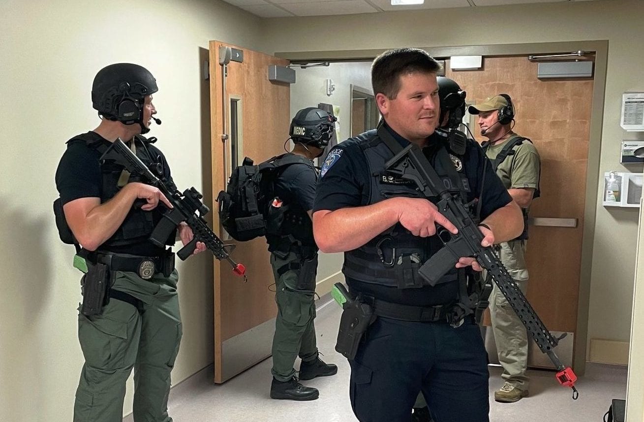 Park City Police practiced for an "Active Gunman and Mass Casualty" scene on Tuesday, June 16 at Intermountain Park City Hospital.