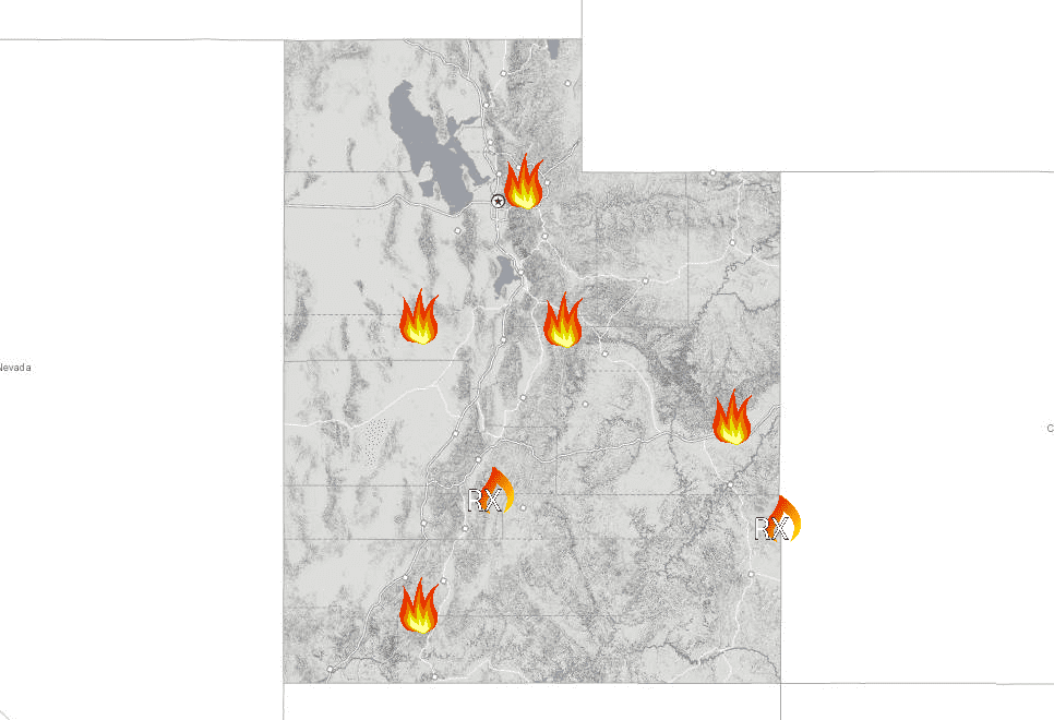 The Pine Canyon wildfire was reported in Midway, Utah. And within 30 minutes it was contained.