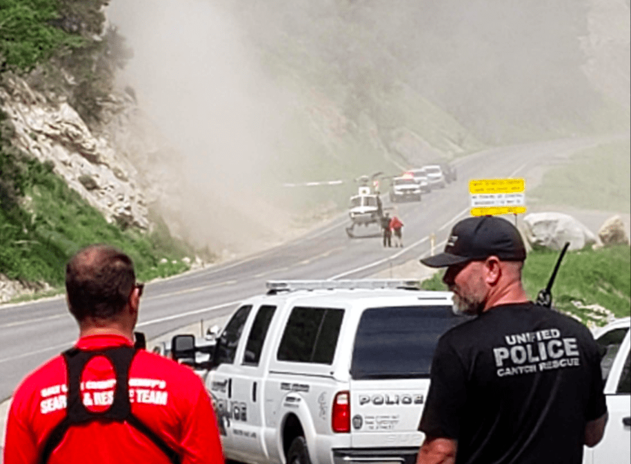 On Wednesday afternoon a hiker fell after summiting Mount Raymond, on the north side of Big Cottonwood Canyon.
