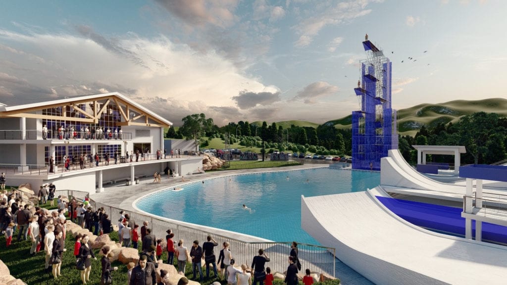 Utah Olympic Park is building the US's first high dive training