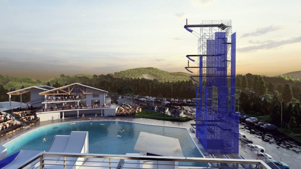 Utah Olympic Park is building the US's first high dive training