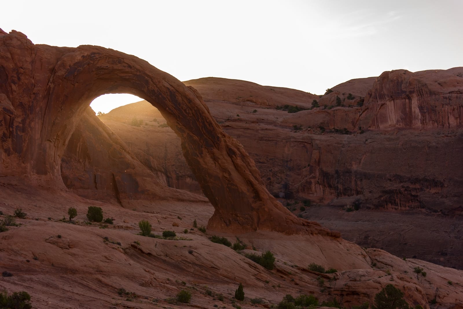 Corona Arch, outside of Moab, Utah, is not inside Arches National Park.