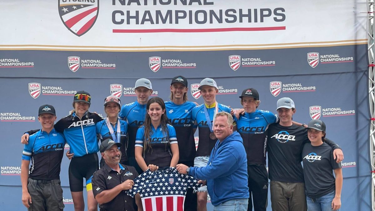 National Champions from among the Park City High School mountain Bike team