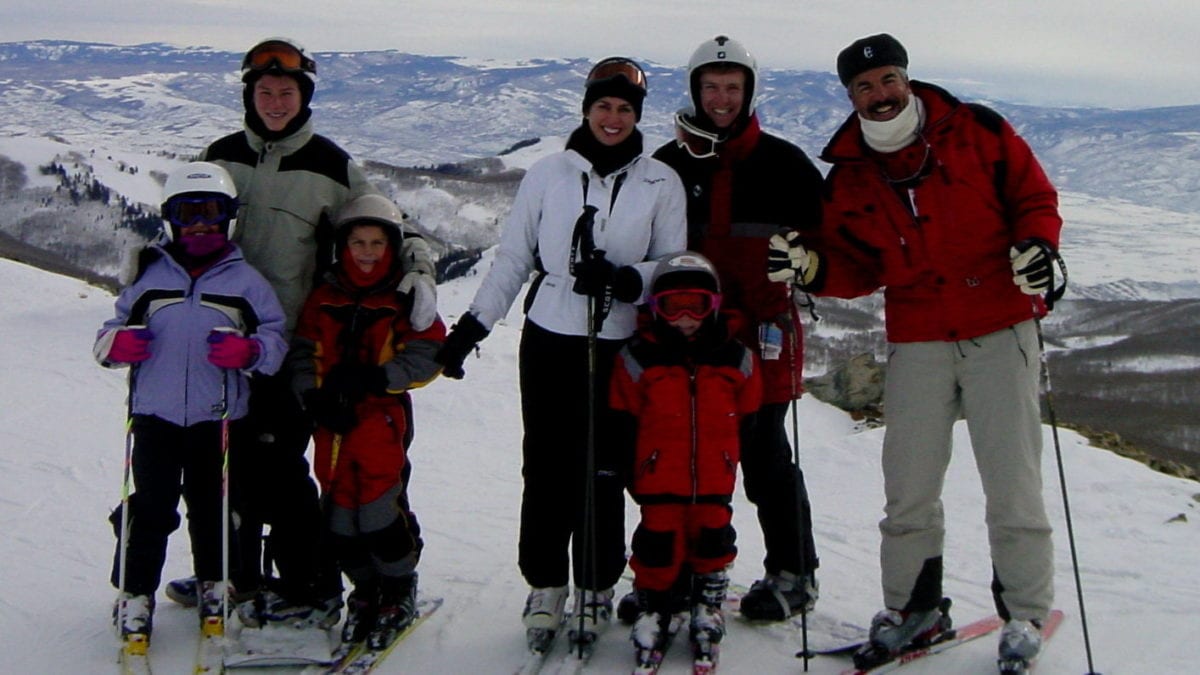 The Lukac family in 2001.