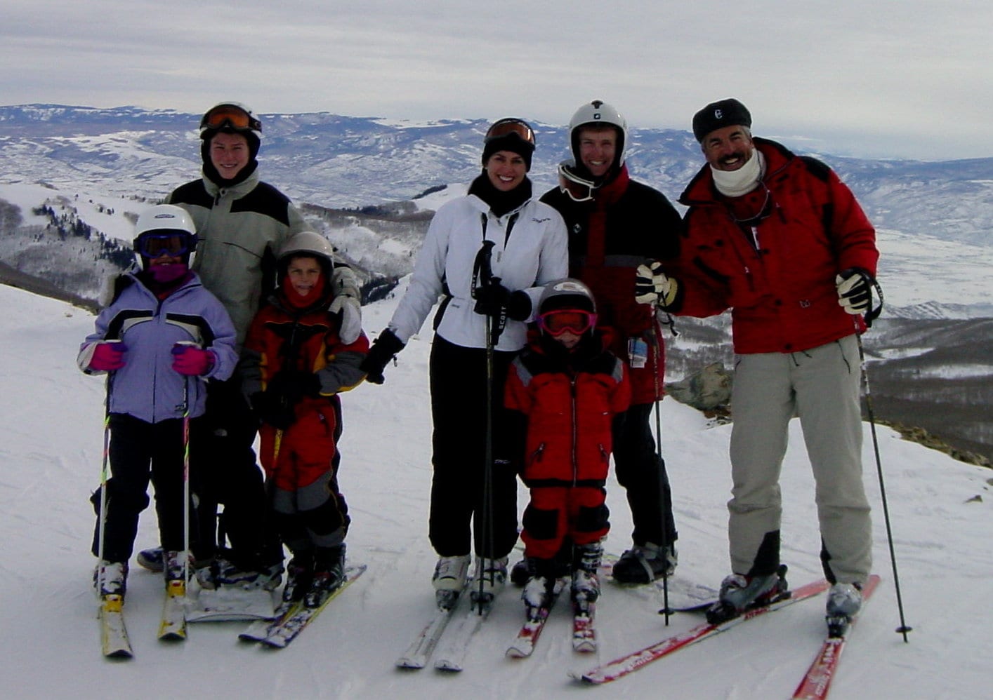 The Lukac family in 2001.