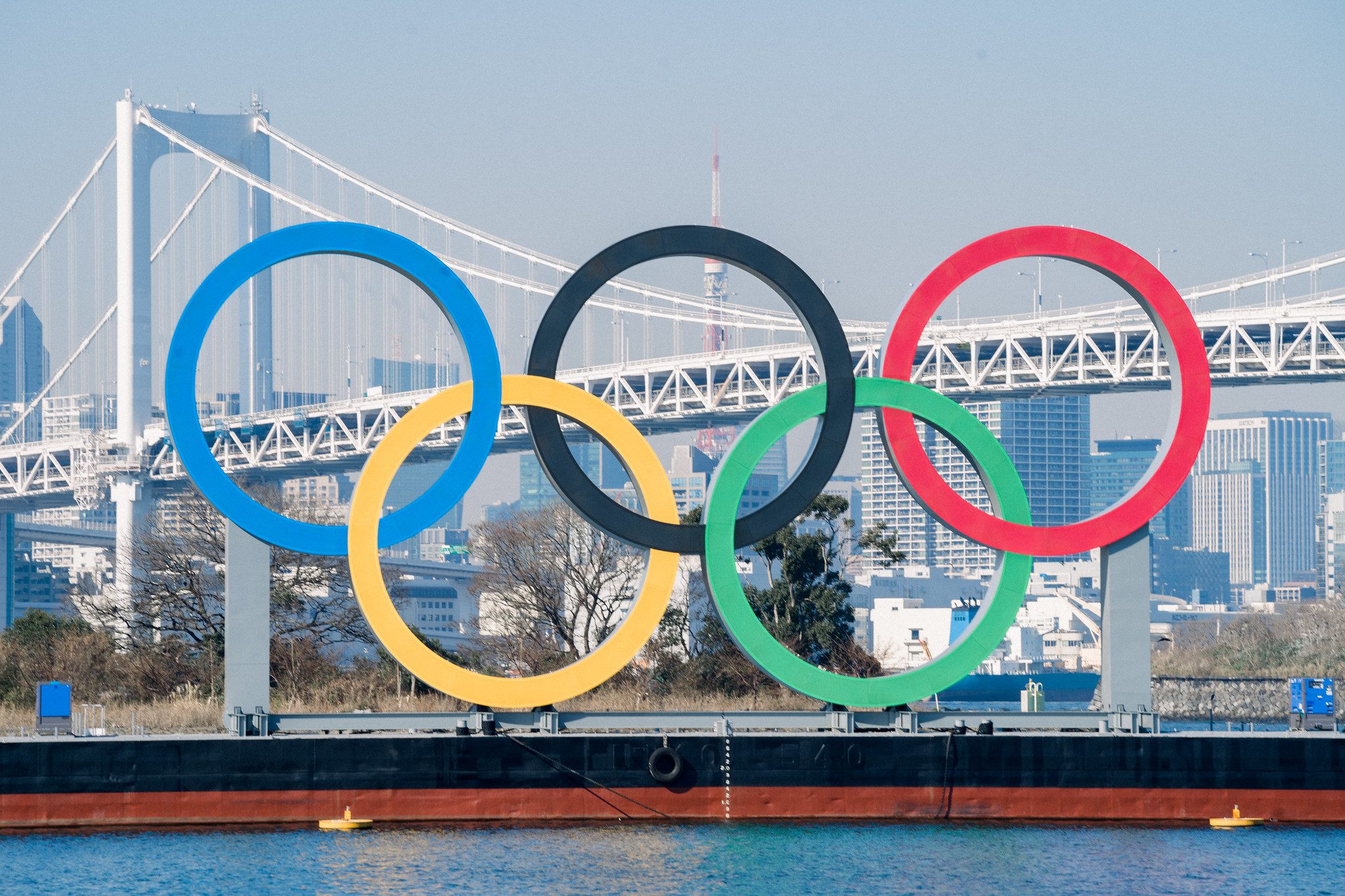 Tokyo Olympic rings.