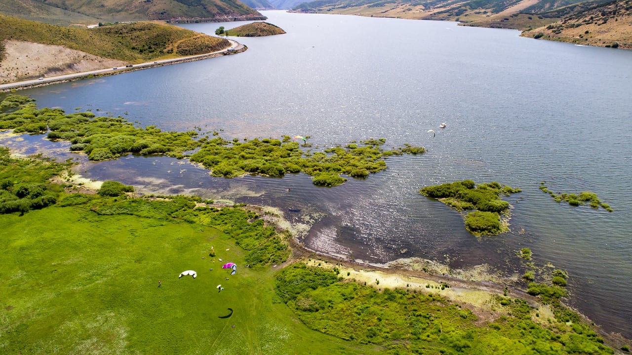 Deer Creek Reservoir has a maximum depth of about 138 feet.