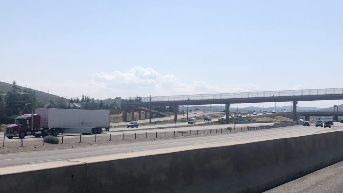 Interstate 80 at the Park City exit.