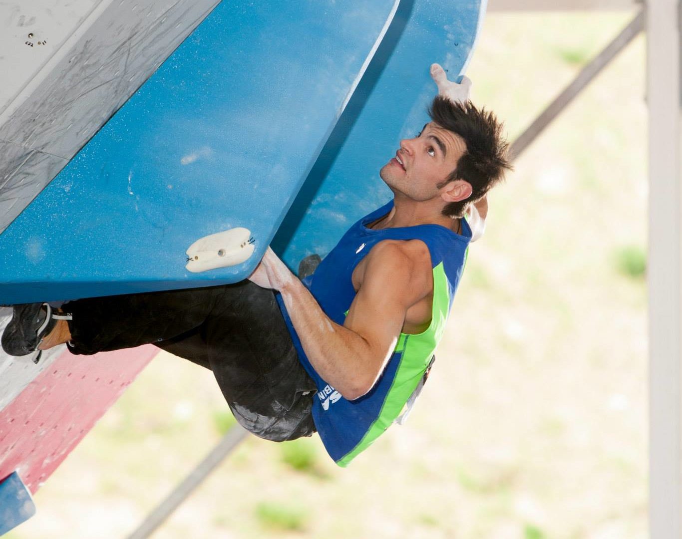 USA Climbing Head Coach Josh Larson at Mountain Games in 2014, Vail, CO.