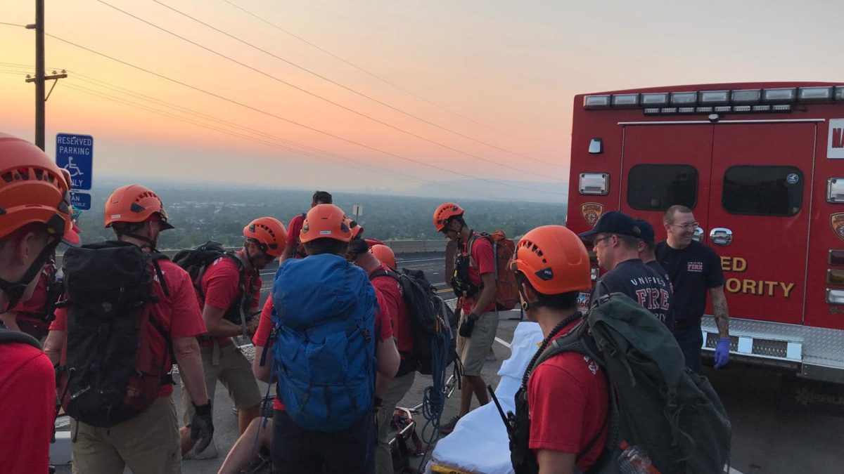 The Salt Lake County Sheriff's Search & Rescue team made multiple rescue trips over the weekend in the Wasatch.