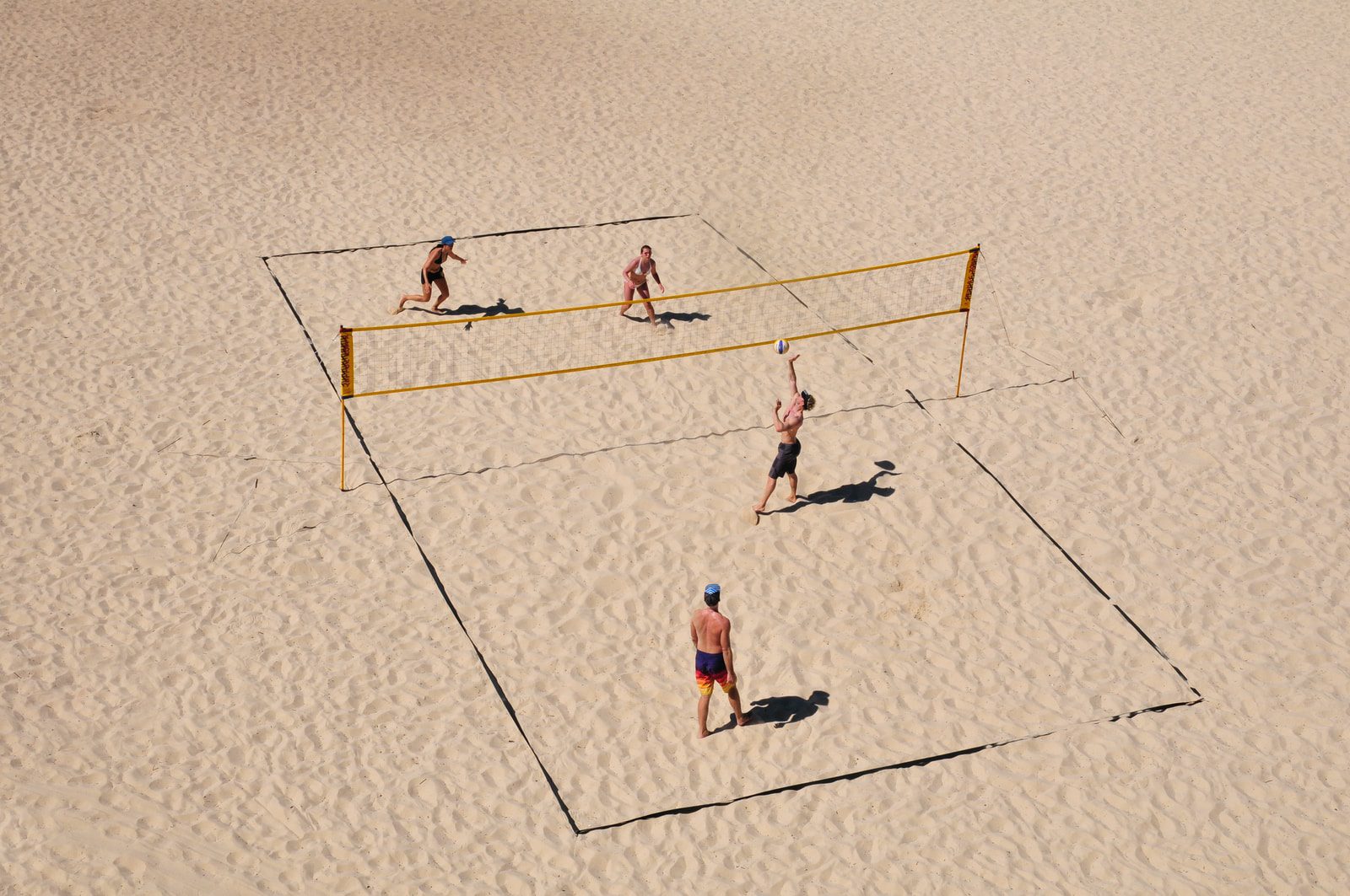 Men's beach volleyball.