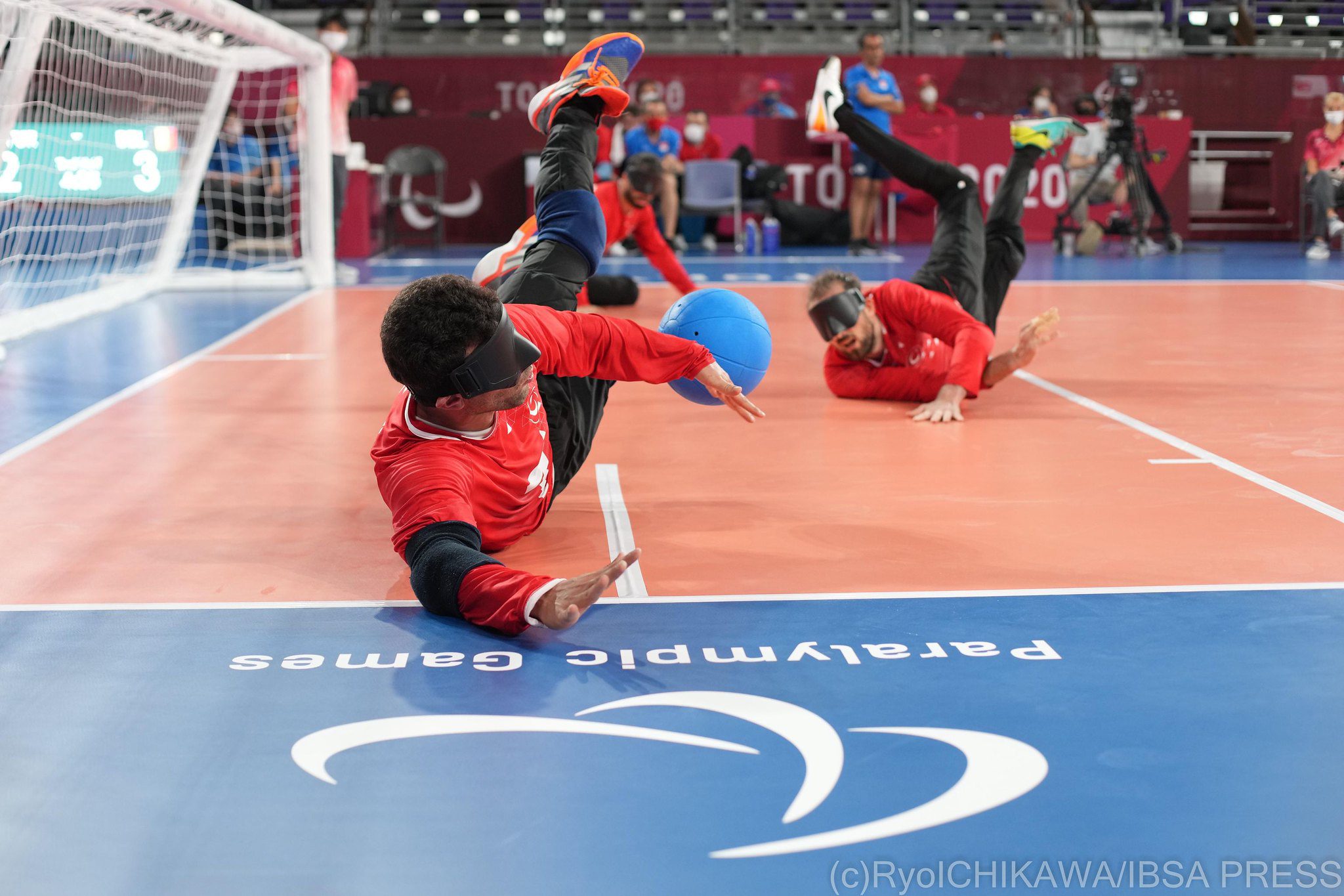 Goalball at the Tokyo 2020 Paralympic Games.