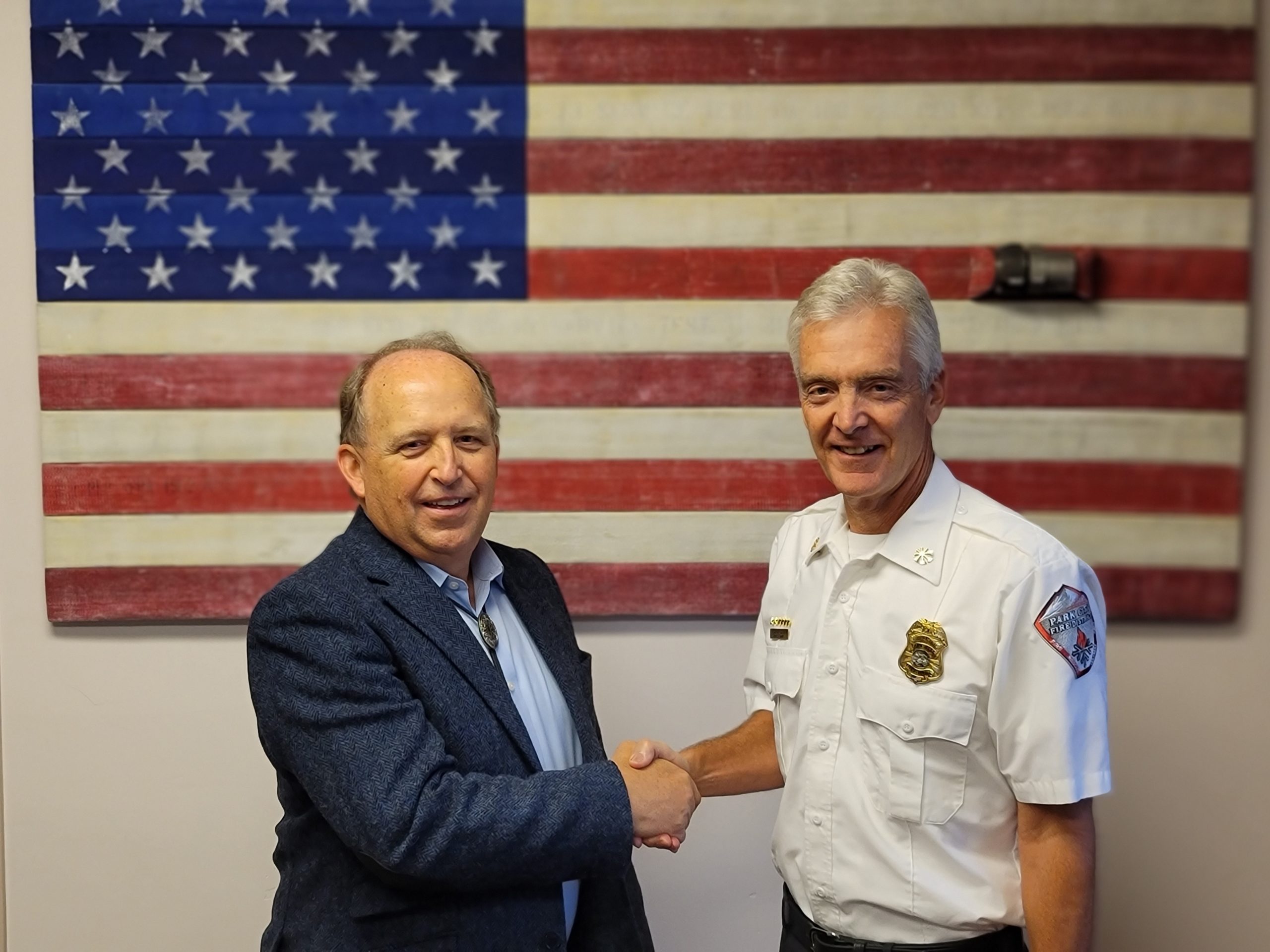 New Park City Fire District Chief Robert Zanetti has been with the department since 1989.