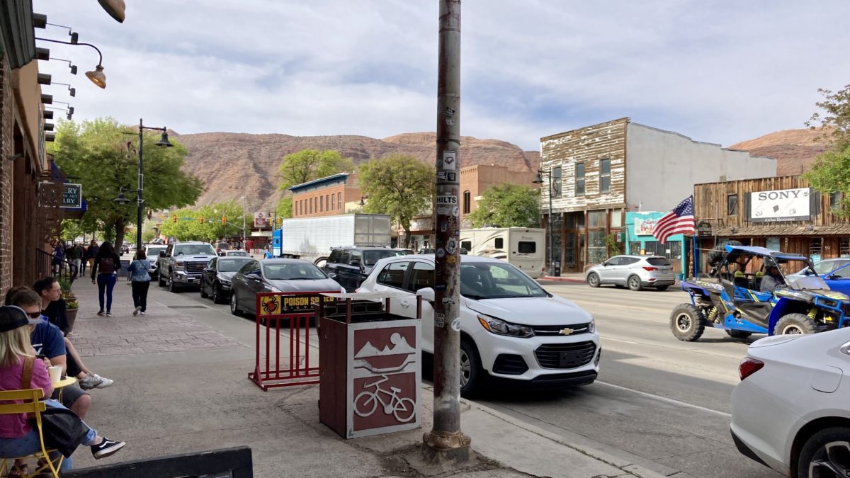 Downtown Moab, Utah.