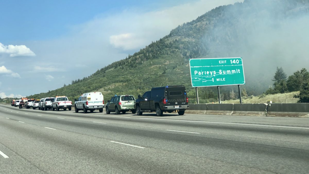 Parley's Canyon Fire.