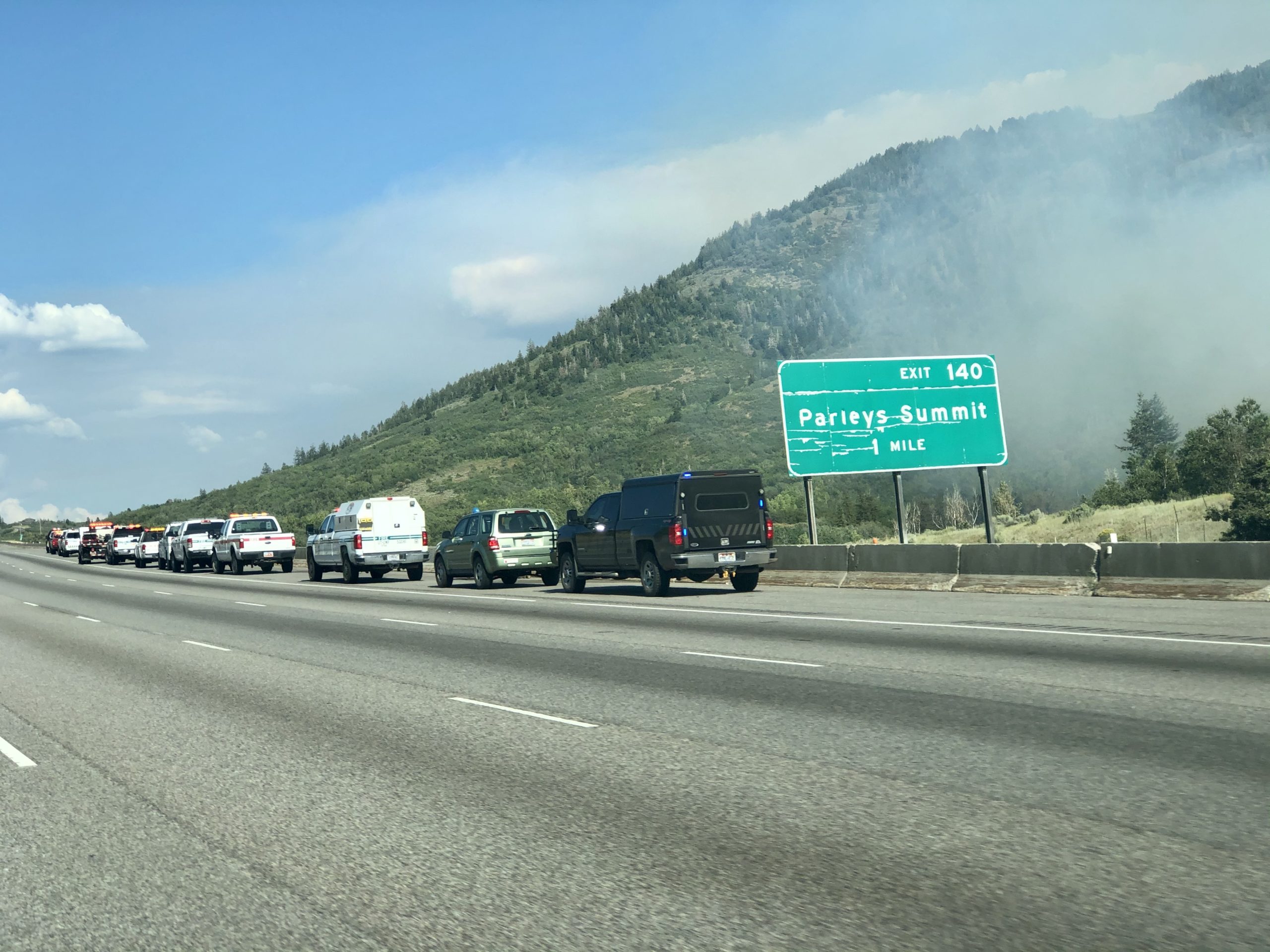 Parley's Canyon Fire.