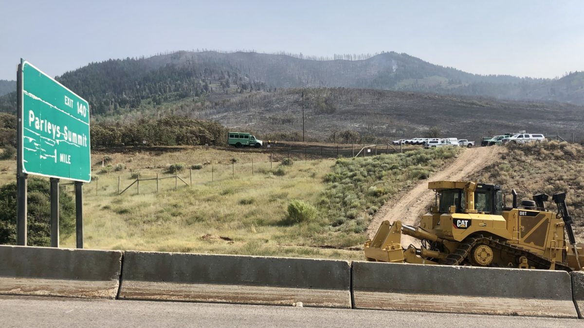 Parley's Canyon Fire.