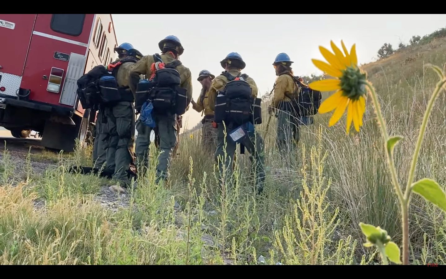 Crews with the Unified Fire Authority get ready to take on the Parley's Canyon Fire.