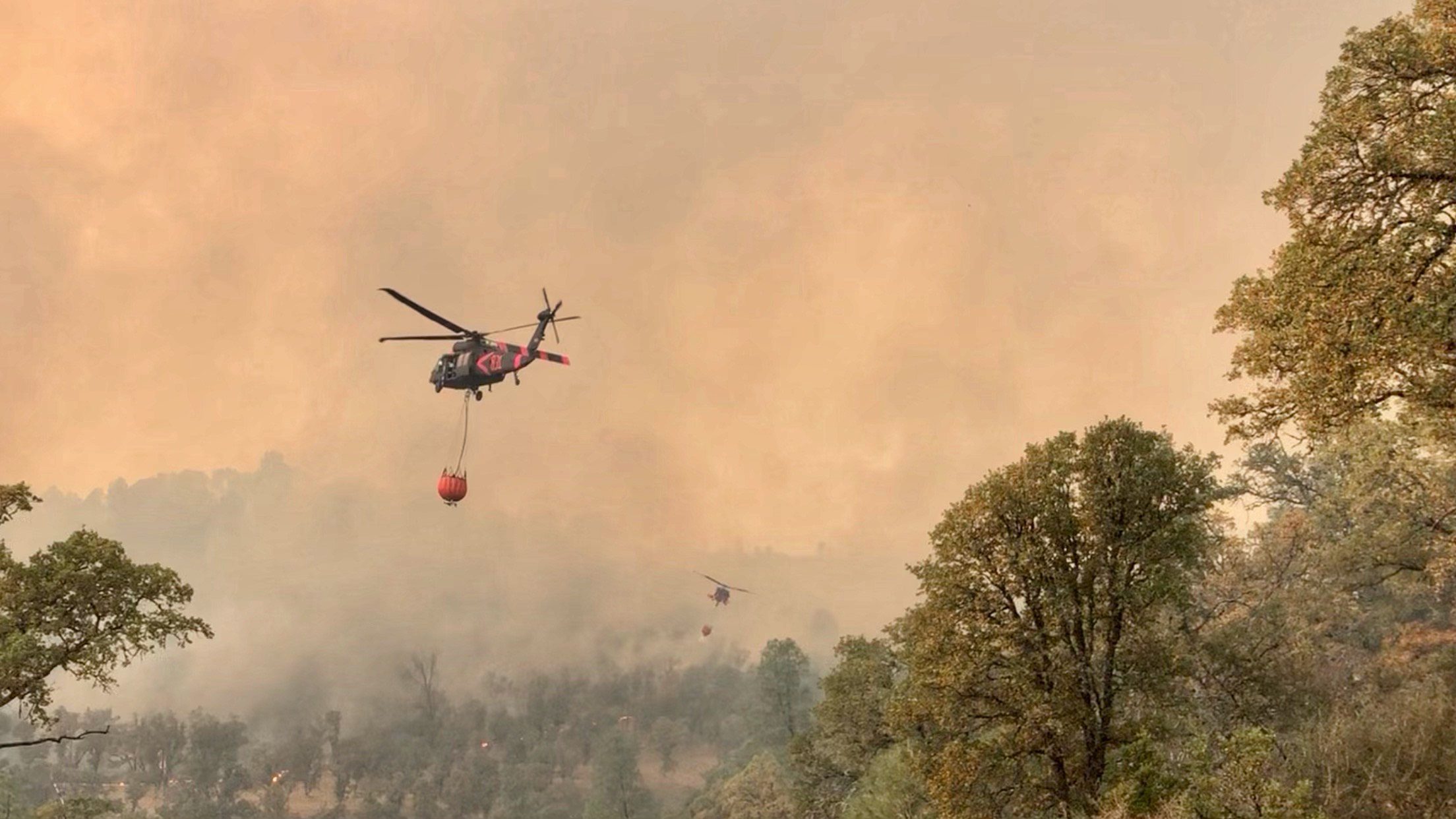 LNU Lightning Complex Fire in Northern California in August of 2020. The LNU Complex was California's fourth largest wildfire ever.