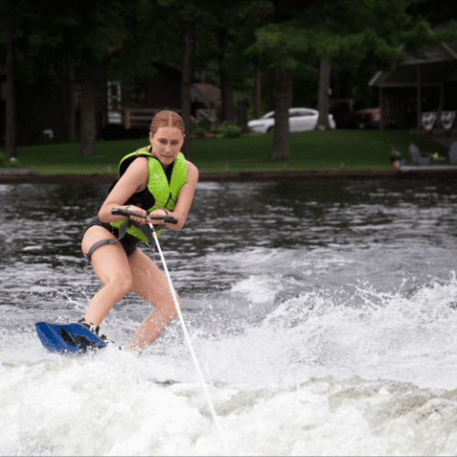 Piper Milner at Brantingham Lake, New York in June.