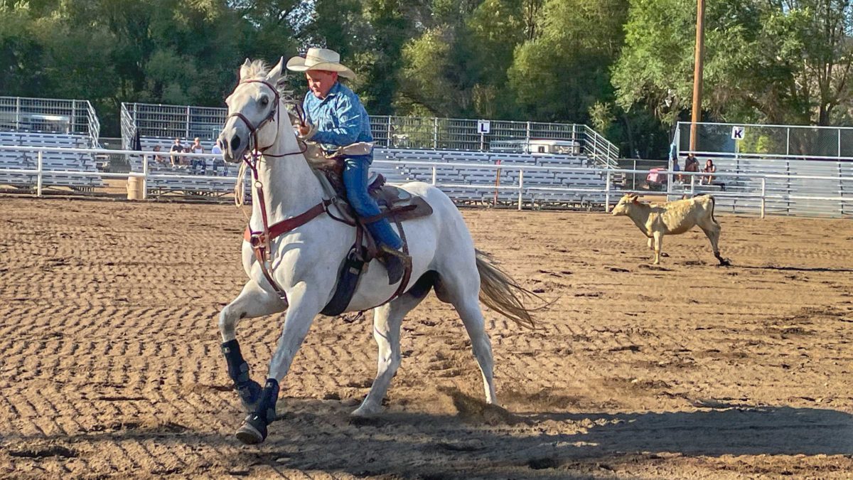 Trey Stembridge won first place in Breakaway Roping in his age bracket..