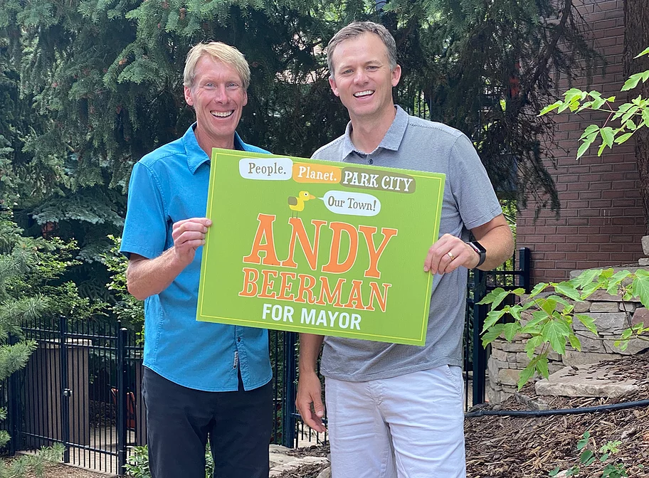 Incumbent Park City Mayor Andy Beerman and Congressman Blake Moore.