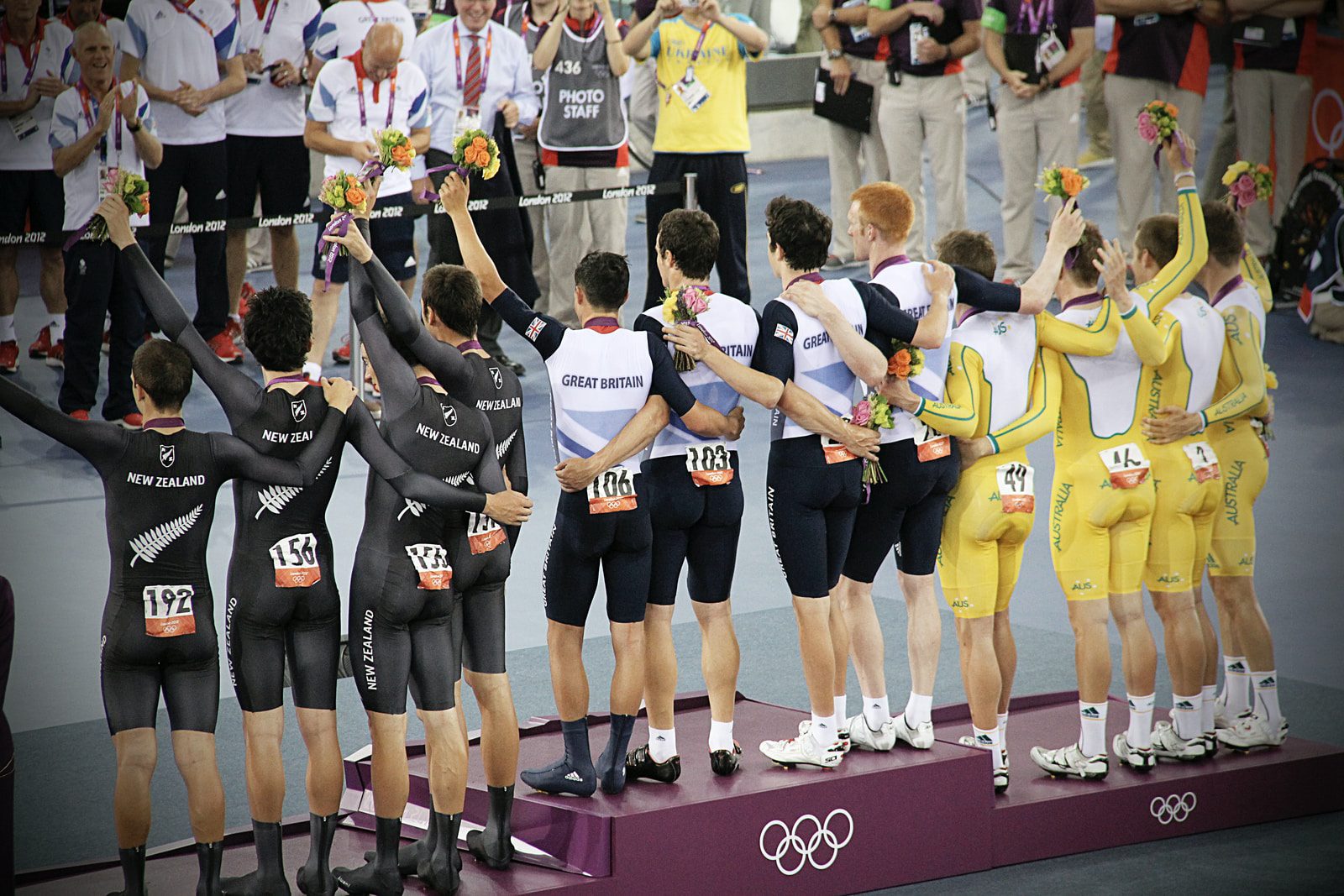 Olympic Victory Ceremony.