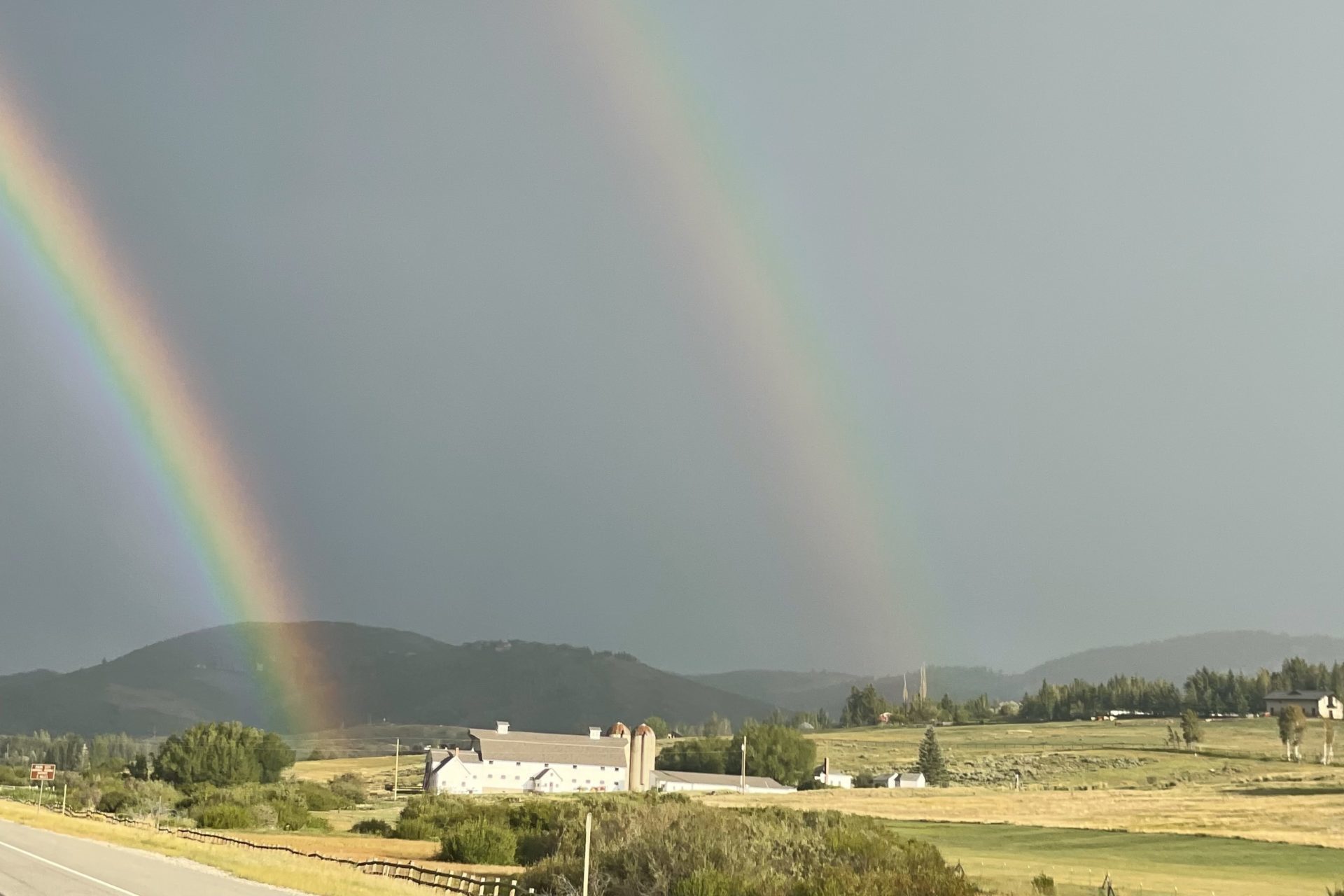 Double rainbow!