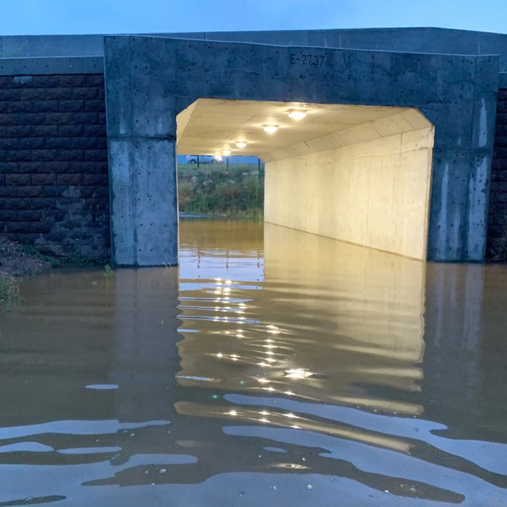 Recent rain in the area flooded the Jeremy Ranch-Pinebrook tunnel.