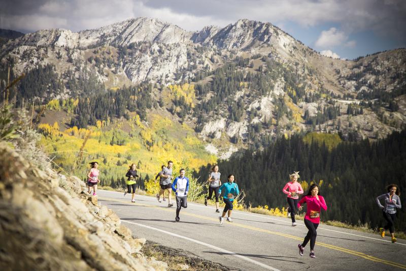 Runners looking to qualify for the Boston Marathon love the REVEl Big Cottonwood race because of its consistent downward slope.