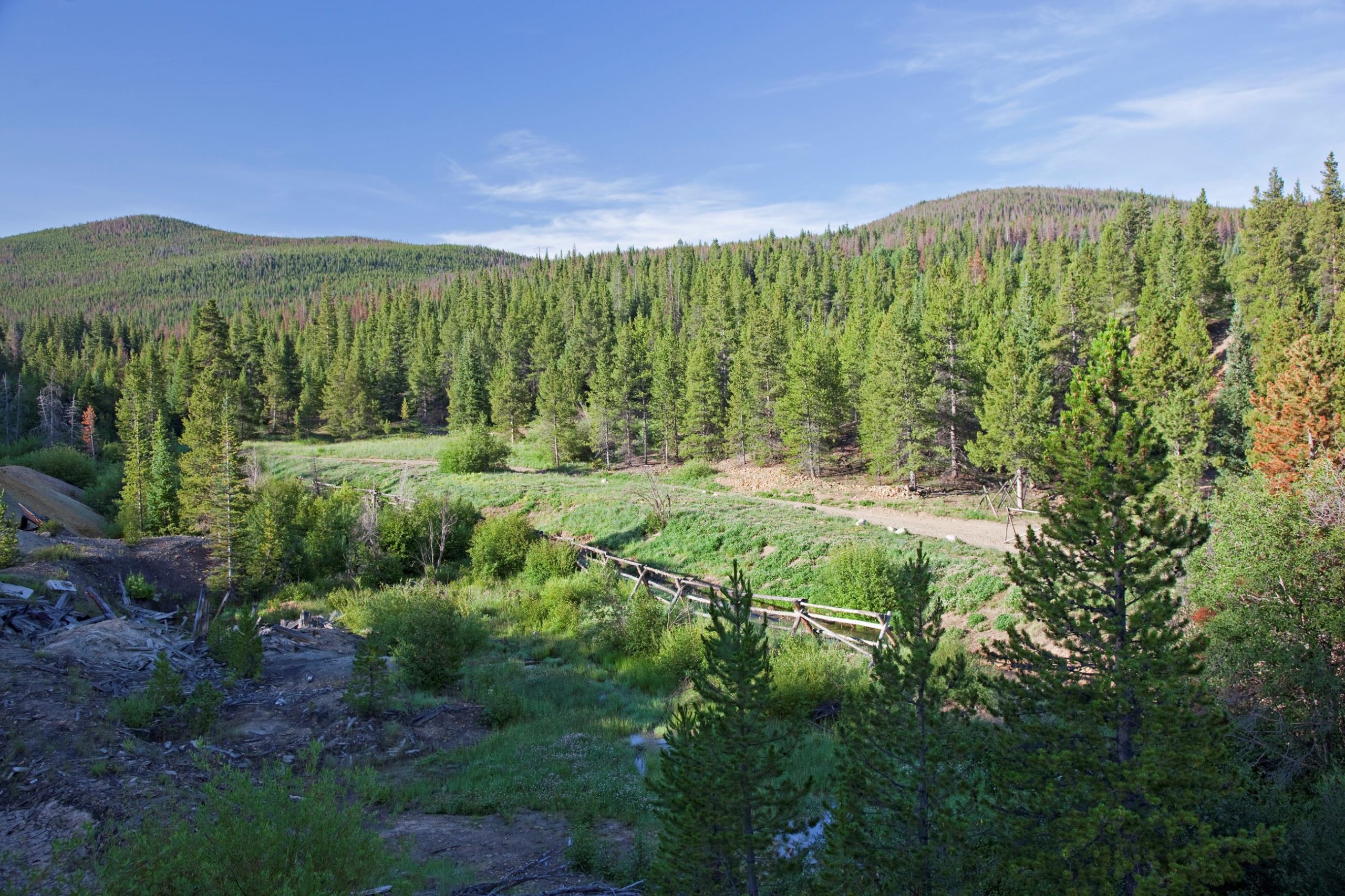 Open space is any open piece of land that is undeveloped (has no buildings or other built structures) and is accessible to the public.