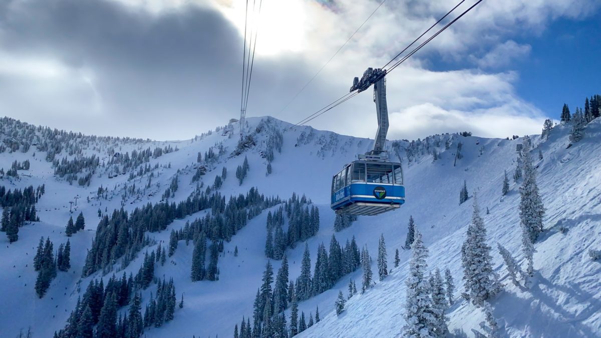 Snowbird Ski Resort in Northern Utah.