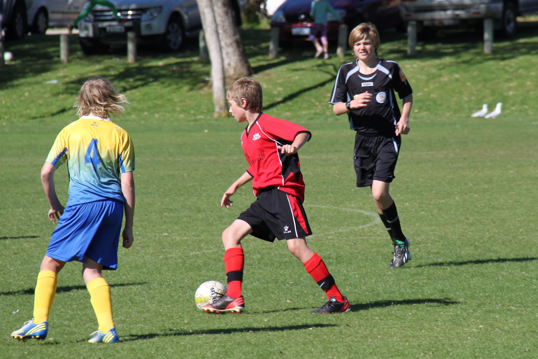 Soccer referee.