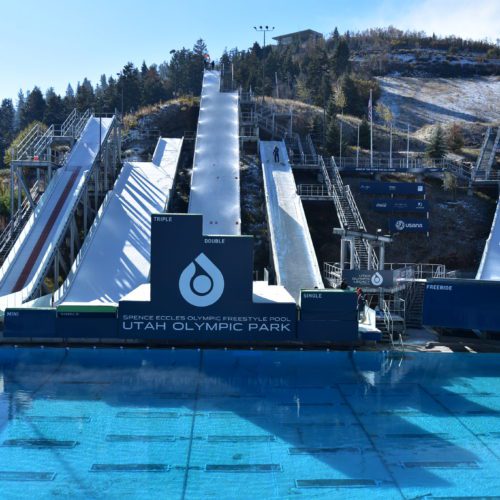 Spence Eccles Olympic Freestyle Pool at the Utah Olympic Park.